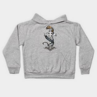 Dragon in the sky Kids Hoodie